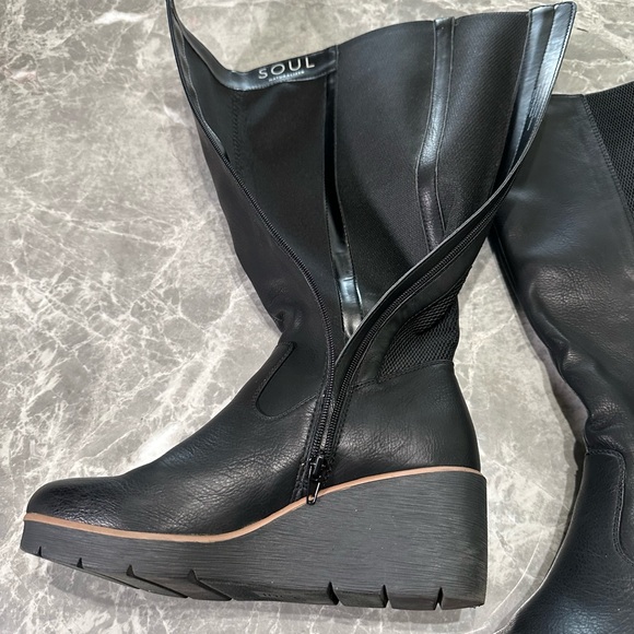 Soul by Naturalizer Women's Approve Knee High Boots Mid Black SZ 9.5 - Picture 5 of 7